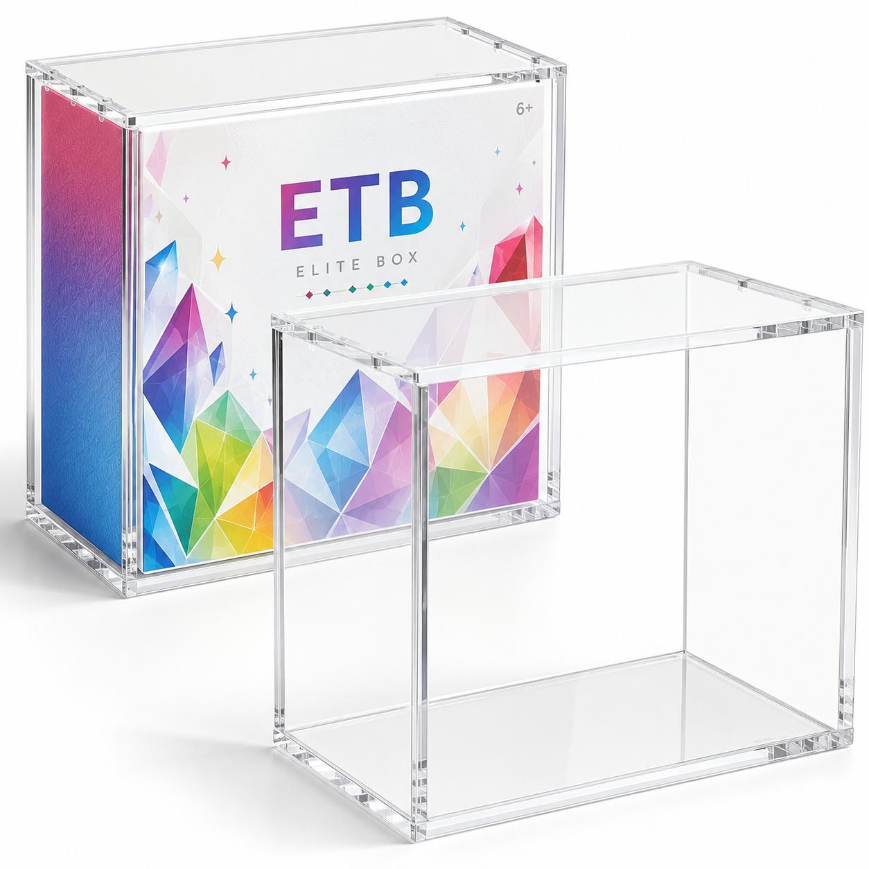 Desk Setup Trading - Clear Acrylic Display Case With Magnetic