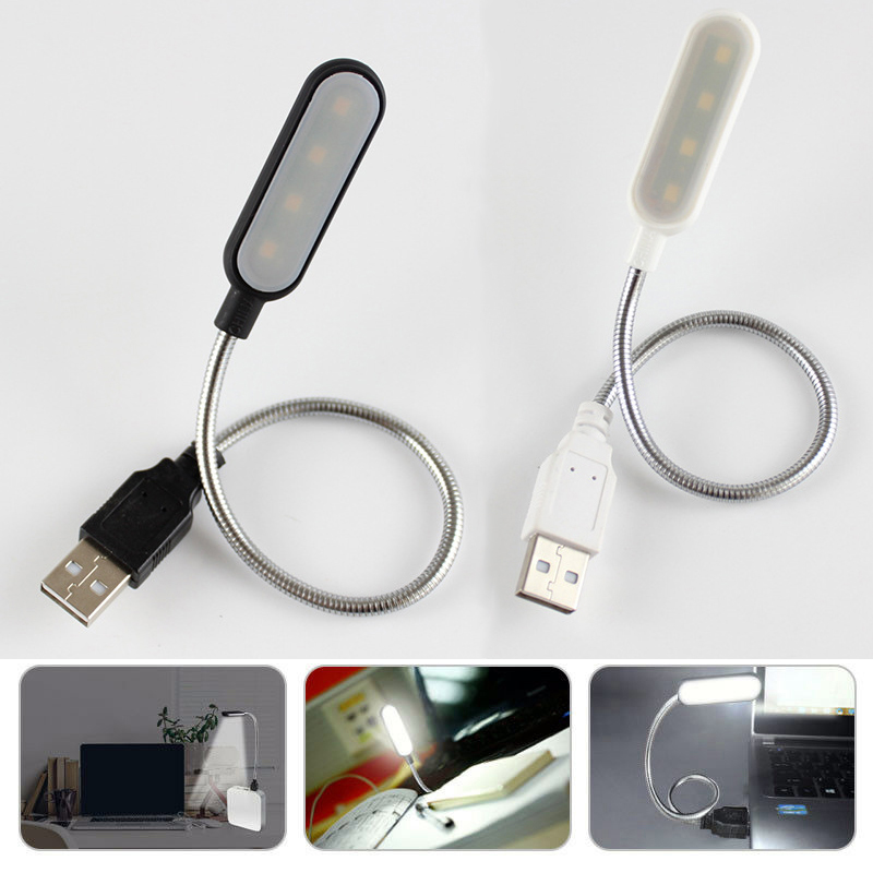 Bộ 4 Bóng LED Sách Đèn USB Di  - đánh giá và giá Desk Setup Laptop