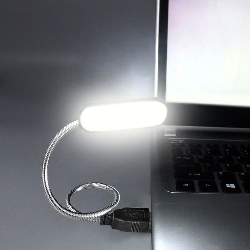 Bộ 4 Bóng LED Sách Đèn USB Di  - đánh giá và giá Desk Setup Laptop