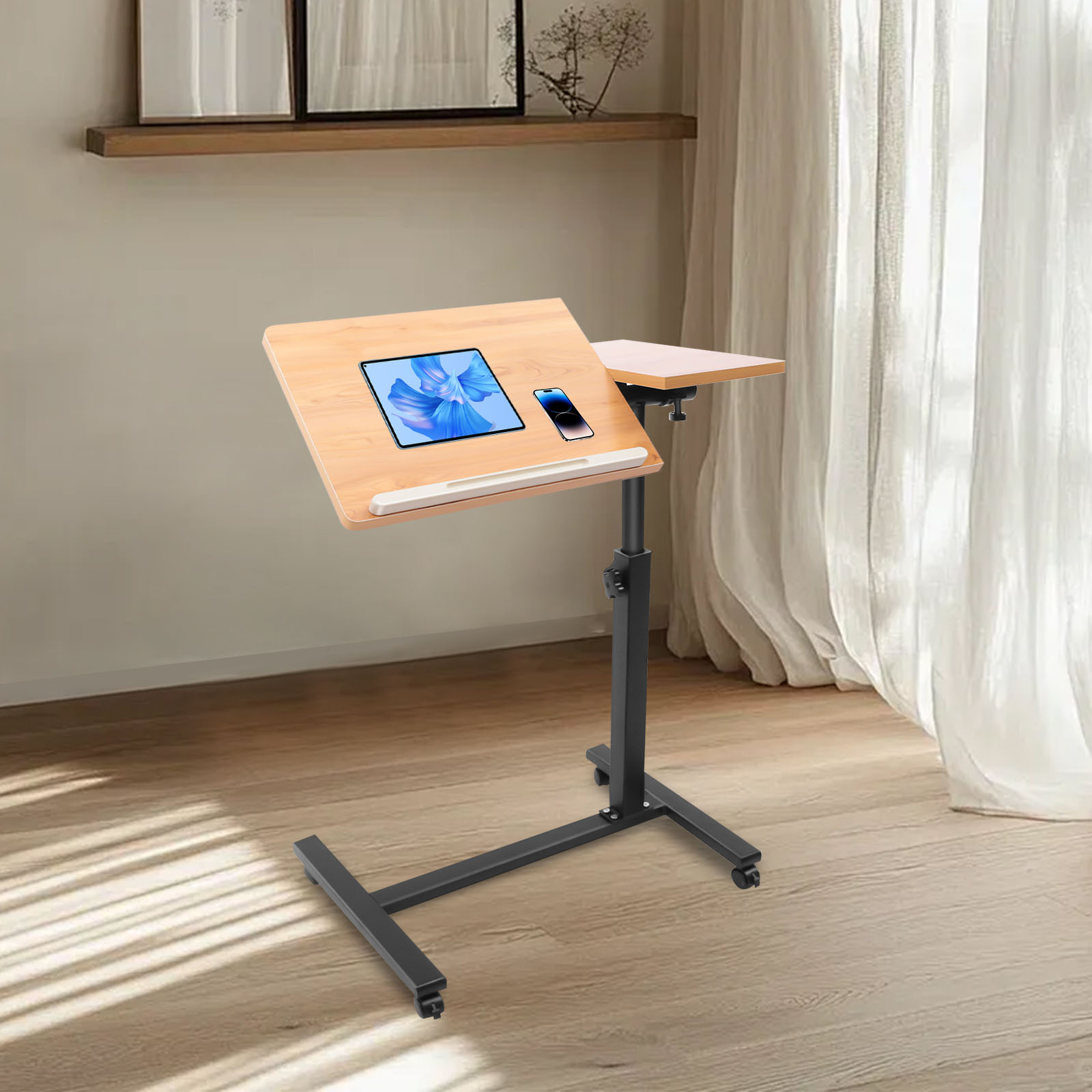 Mobile Laptop Table Adjustable - đánh giá và giá Desk Setup Laptop