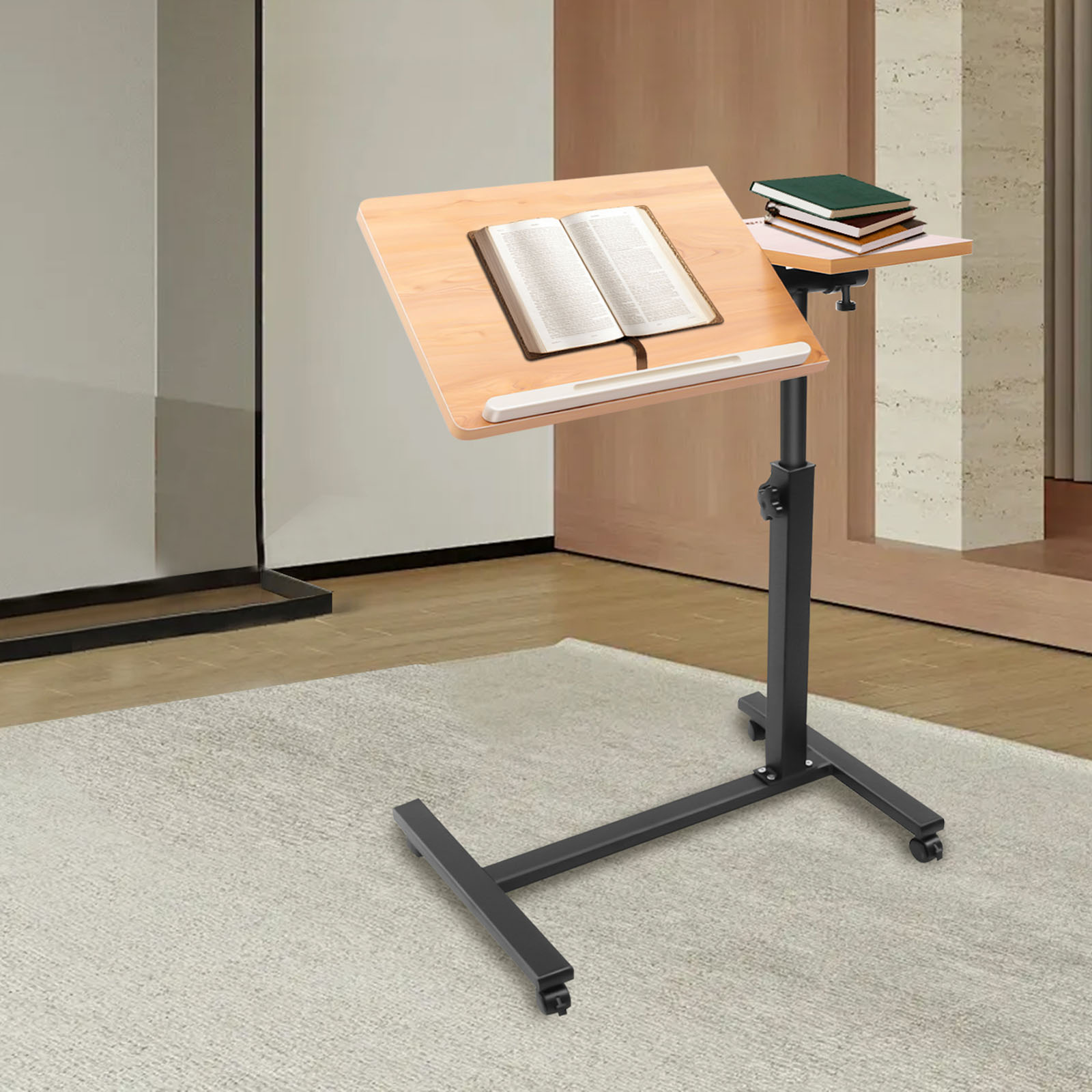 Mobile Laptop Table Adjustable - đánh giá và giá Desk Setup Laptop