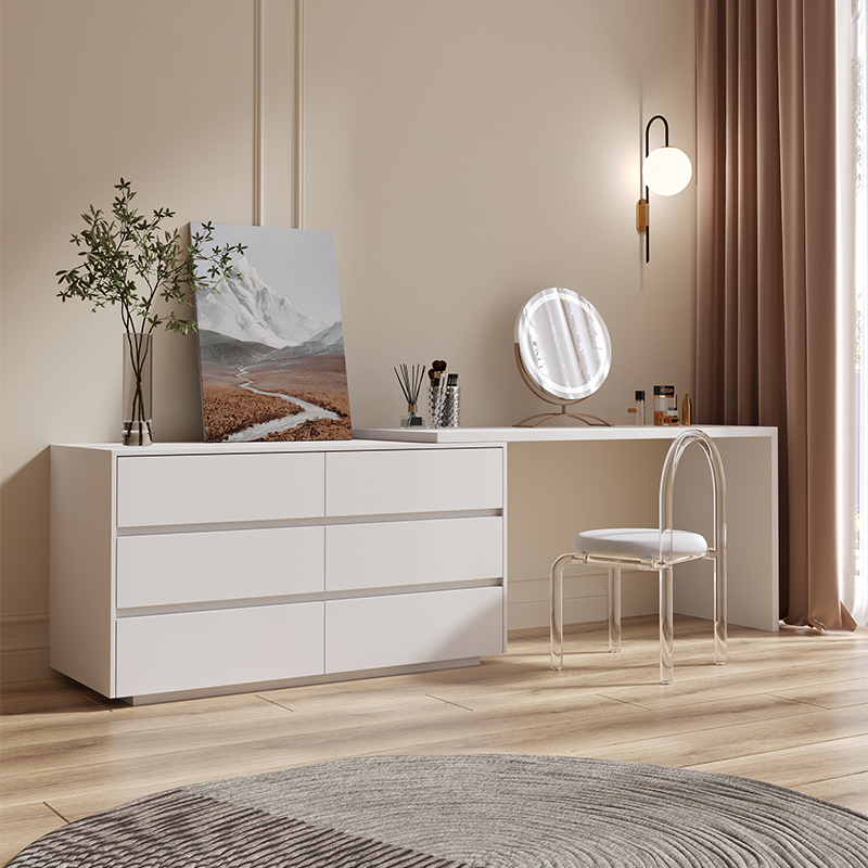 /Multi-purpose Flat L Shape Ho - đánh giá và giá Desk Vanity Setup
