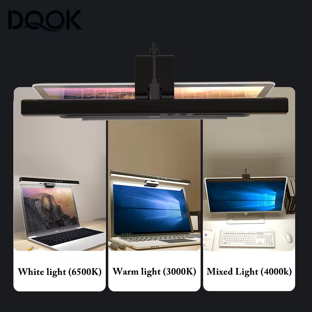 Screen LED Bar Desk Lamp PC Co - đánh giá và giá Desk Setup Laptop