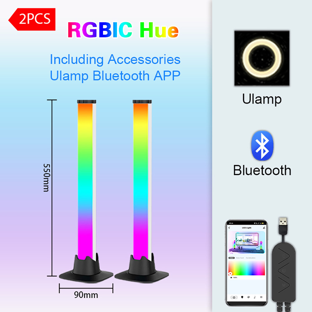 Desktop Setup RGB LED Lights B - đánh giá và giá Desk Setup Led Strip