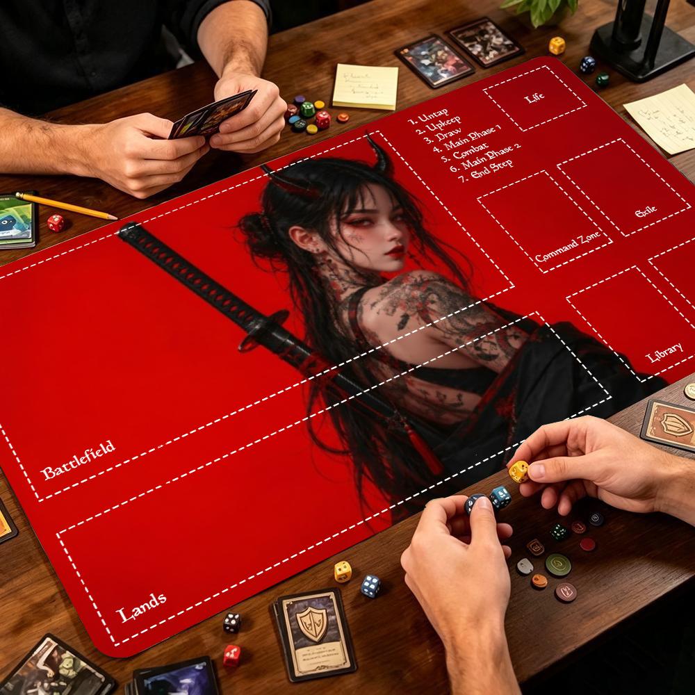 Anime Samurai Warrior Girl Lar - đánh giá và giá Desk Setup Trading