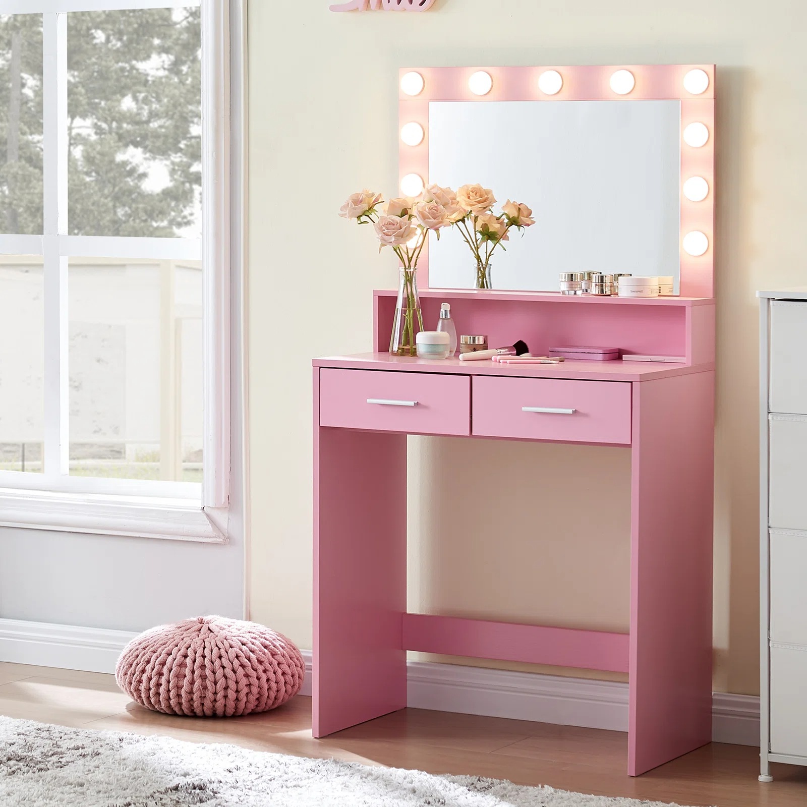 High Quality Vanity Desk With  - đánh giá và giá Desk Vanity Setup