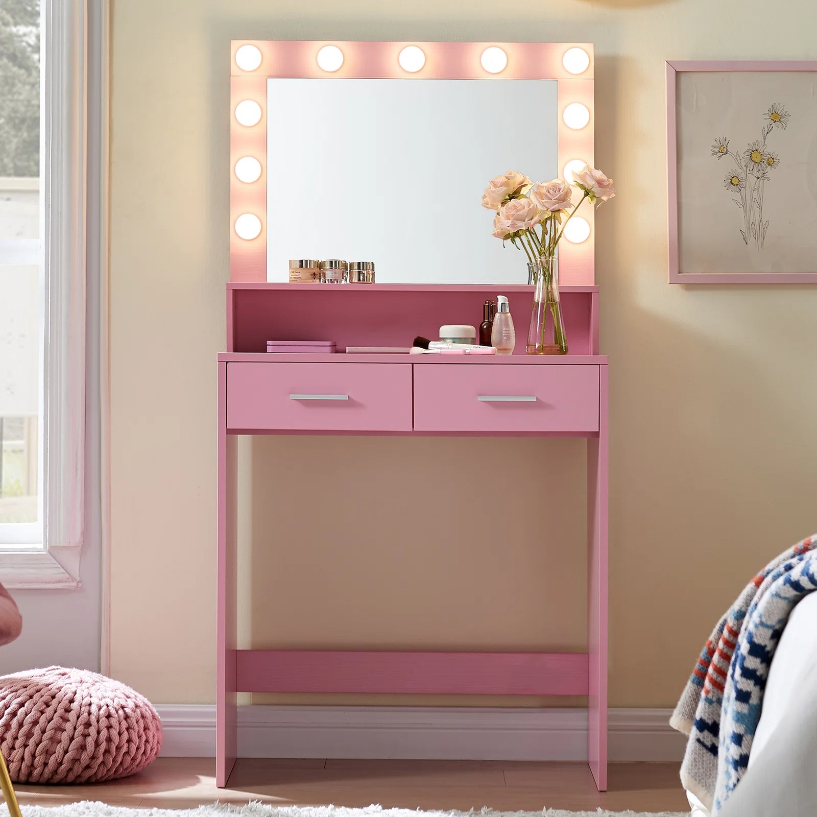 High Quality Vanity Desk With  - đánh giá và giá Desk Vanity Setup