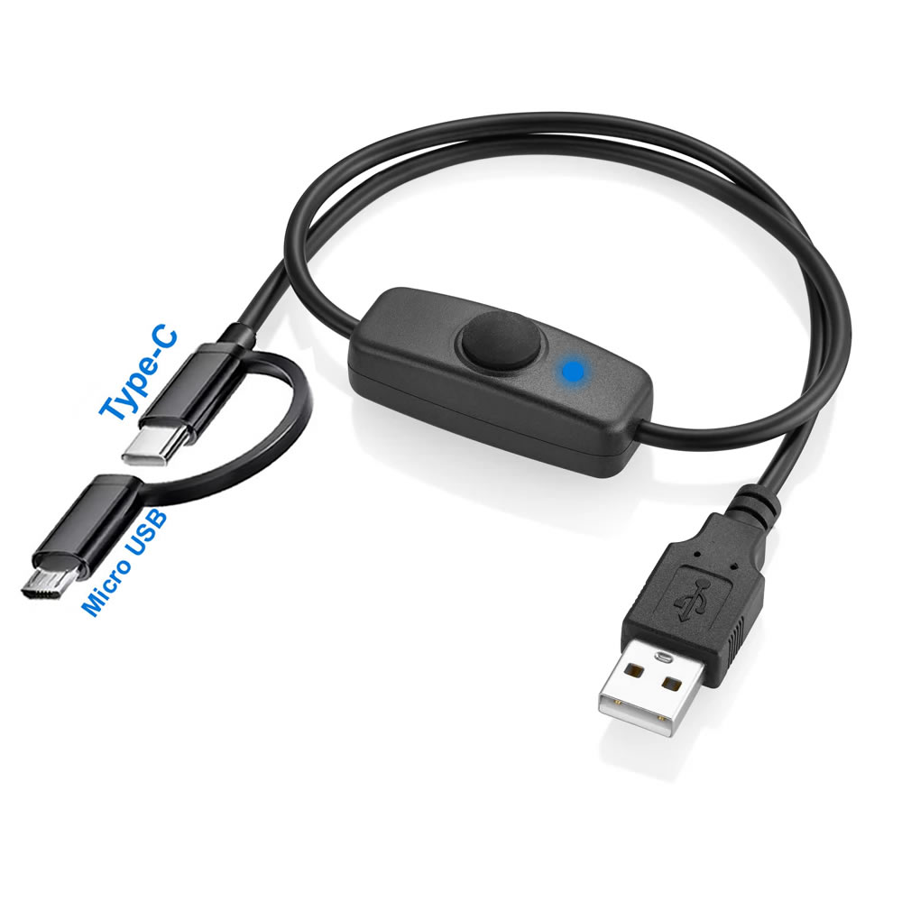 2 in 1 Type C / Micro USB Char - đánh giá và giá Desk Setup Led Strip