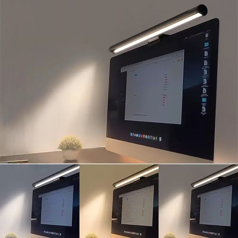 LED Monitor Light Hanging Desk - đánh giá và giá Desk Setup Modern