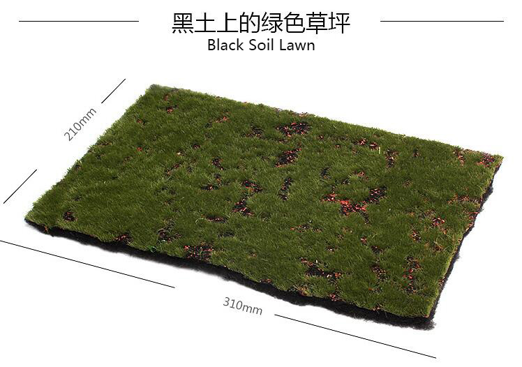 Miniature model finished turf  - đánh giá và giá Desk Setup Modern