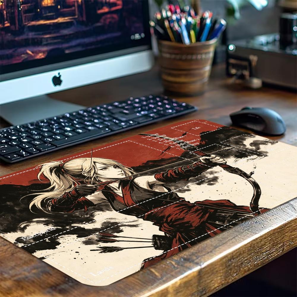 Vintage Ink Samurai AnimeGirl  - đánh giá và giá Desk Setup Trading