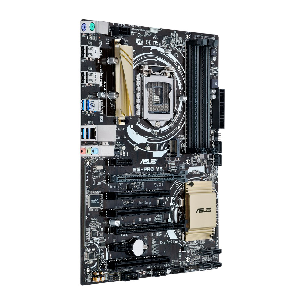 Asus E3-PRO V5 Motherboard LGA - đánh giá và giá Intel Cpu Core I7