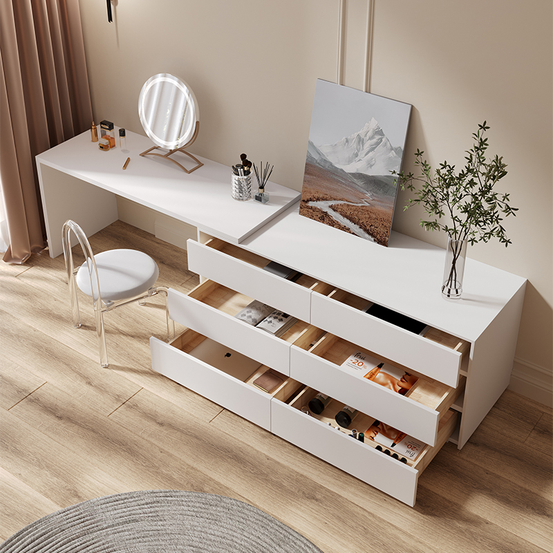 Dresser,Multi-purpose Flat L S - đánh giá và giá Desk Vanity Setup