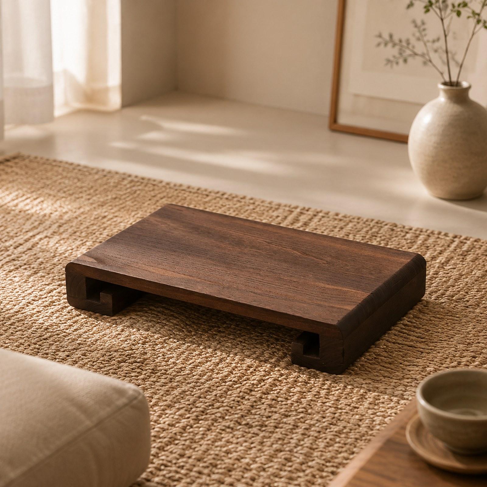 Portable Wood Floor Table Smal - đánh giá và giá Desk Setup Modern