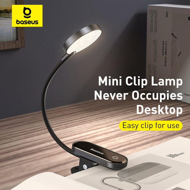 Baseus Portable Desk Lamp LED  - đánh giá và giá Desk Setup Laptop