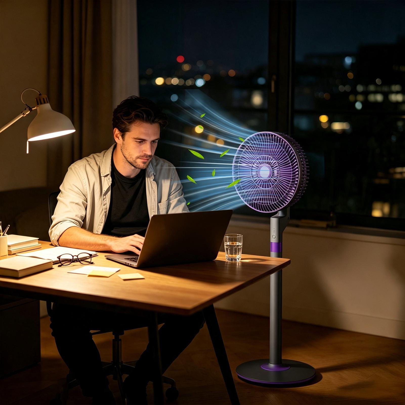 Modern 2-in-1 Floor Desk Air C - đánh giá và giá Desk Setup Modern