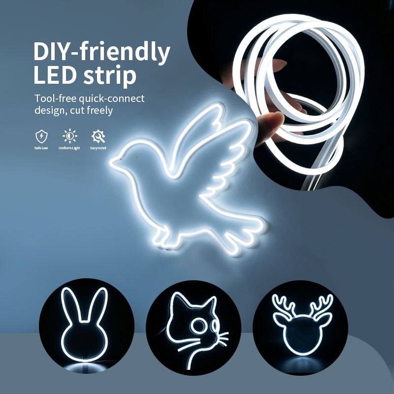 USB Touch Control Neon Light S - đánh giá và giá Desk Setup Led Strip