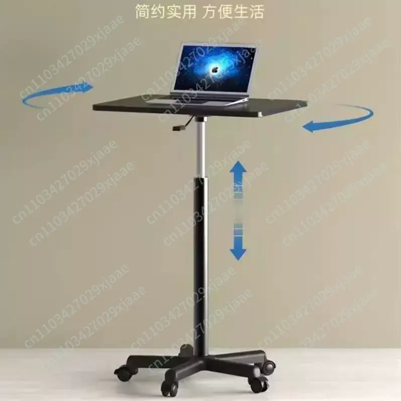 Pulley Mobile Small Table Stan - đánh giá và giá Desk Setup Laptop