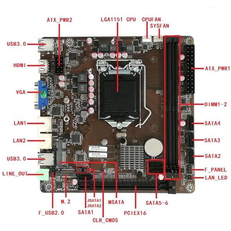 B365 Mini-ITX Motherboard LGA  - đánh giá và giá Intel Cpu Core I7