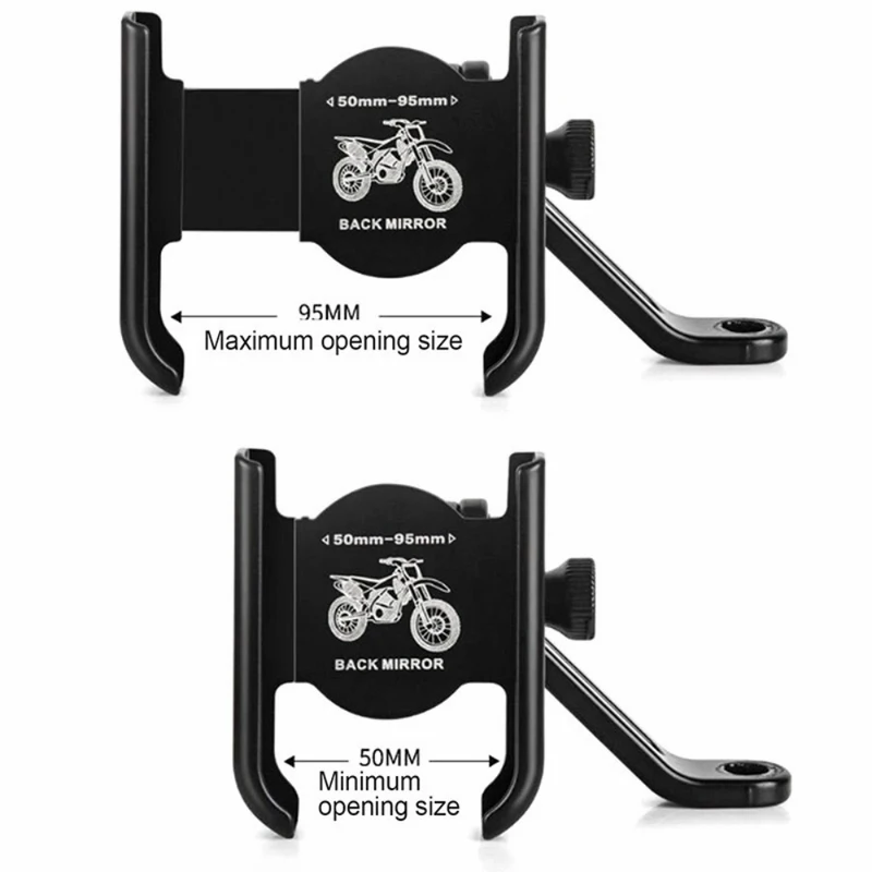 Aluminum Alloy Motorcycle Bicy - đánh giá và giá Dual Phone Holder
