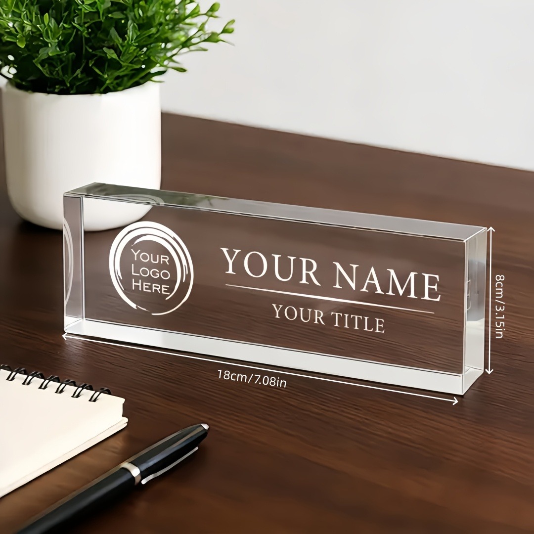 2D Flat Personalized Acrylic D - đánh giá và giá Desk Setup Modern