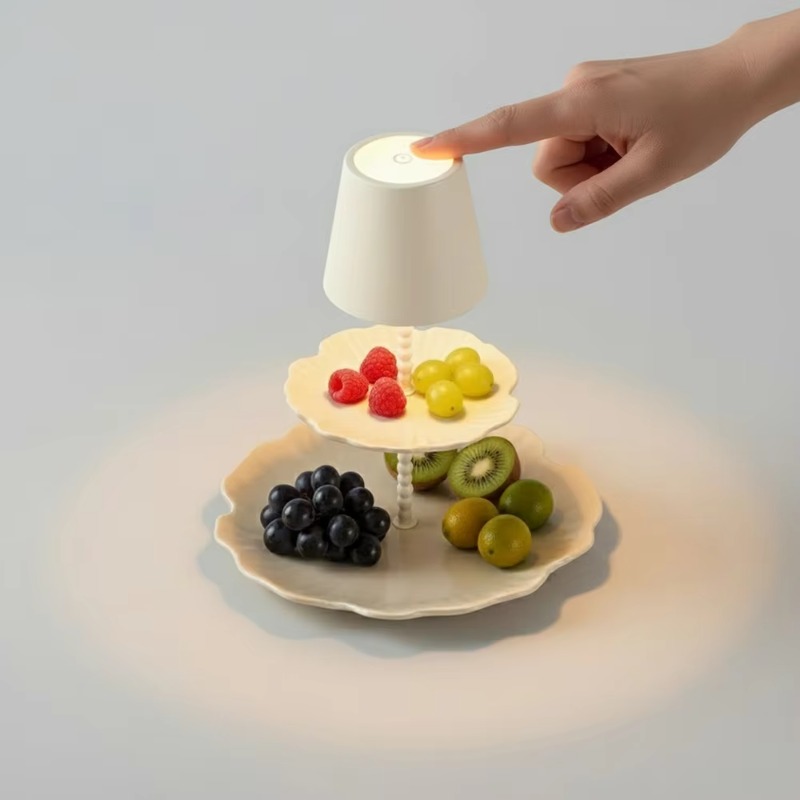 lat Panel Table Lamp Cream Whi - đánh giá và giá Desk Setup Modern