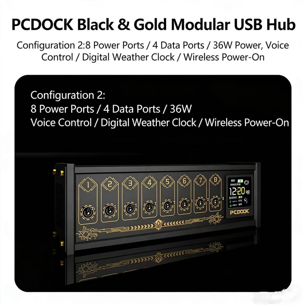 PCDOCK Block USB Desktop Power - đánh giá và giá Desk Setup Laptop