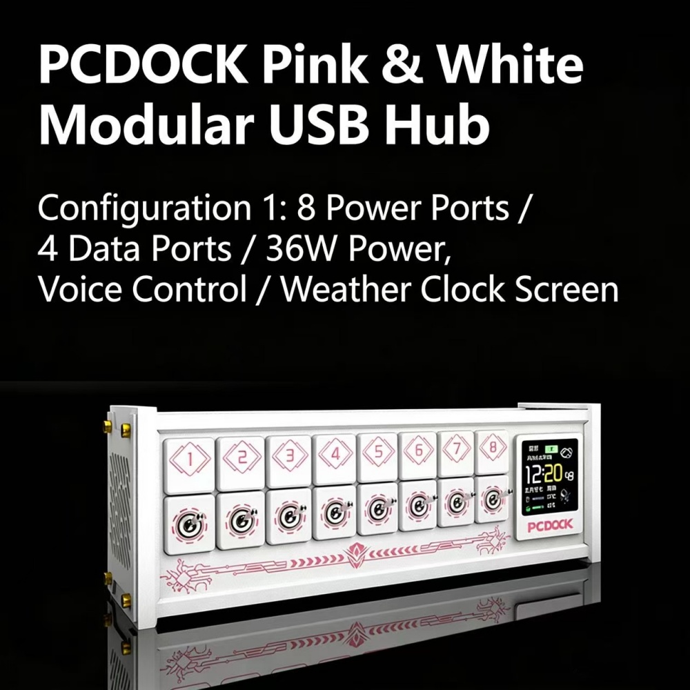 PCDOCK Block USB Desktop Power - đánh giá và giá Desk Setup Laptop