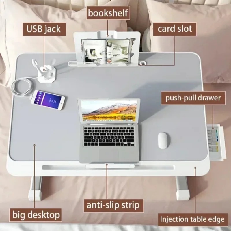 Laptop Bed Tray Table Adjustab - đánh giá và giá Desk Setup Laptop