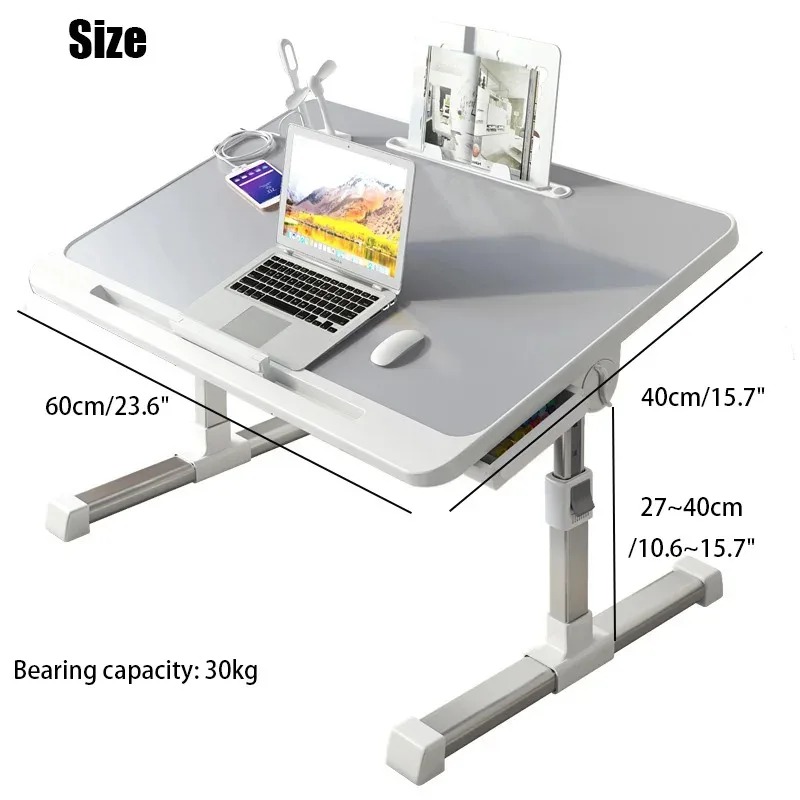 Laptop Bed Tray Table Adjustab - đánh giá và giá Desk Setup Laptop