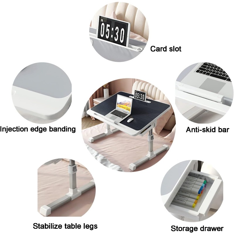 Laptop Bed Tray Table Adjustab - đánh giá và giá Desk Setup Laptop