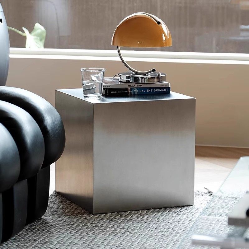 Italian Stainless Steel Side T - đánh giá và giá Desk Setup Modern