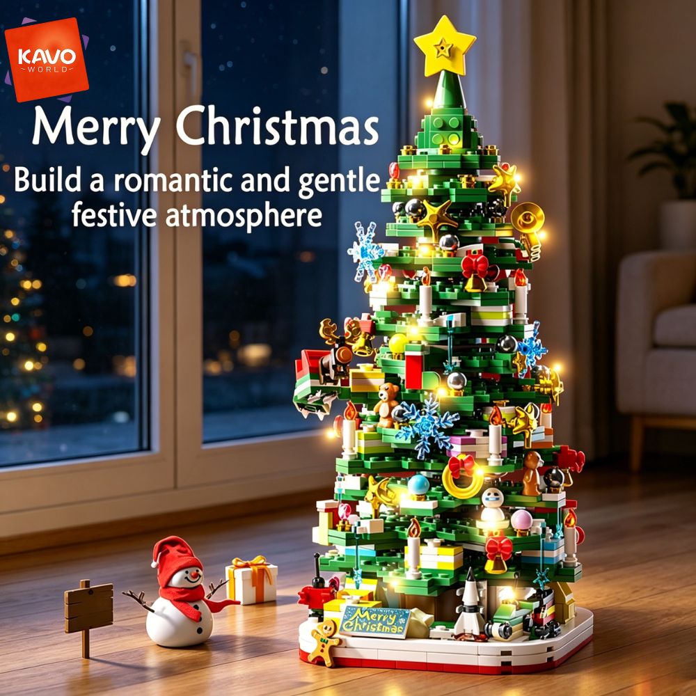 KAVOWORLD 1024pcs Christmas Tr - đánh giá và giá Desk Setup Options