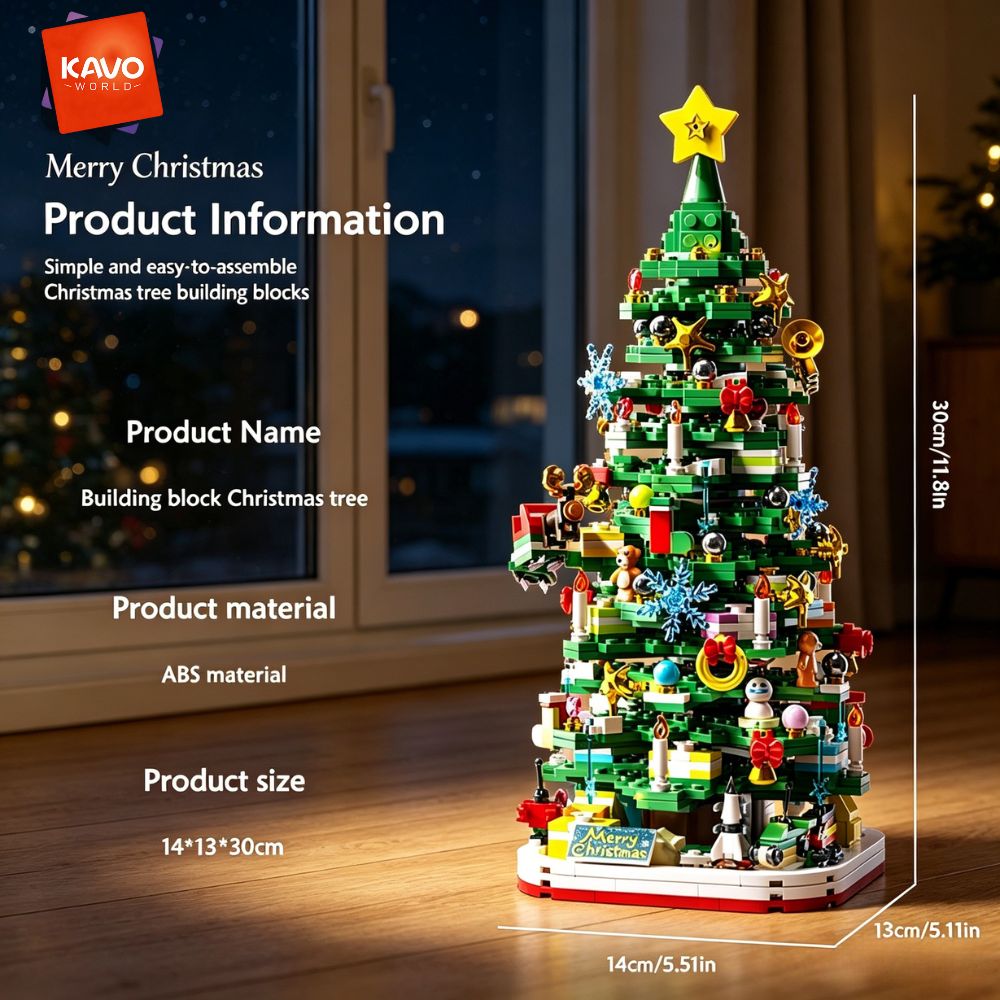 KAVOWORLD 1024pcs Christmas Tr - đánh giá và giá Desk Setup Options