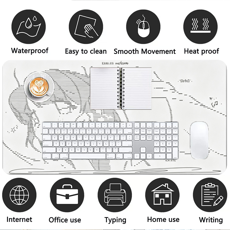 1Pcs Leather Mouse Pad Anime A - đánh giá và giá Desk Setup Cozy